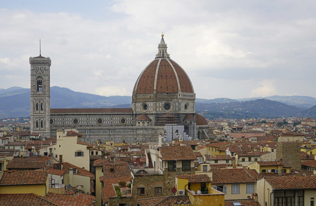 Florence Cathedral, aka Il Duomo di Firenze from the Palazzo Vecchio Tower