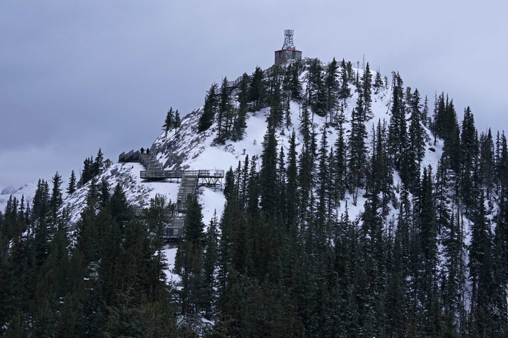 Banff from the Sulphur Mountain ridge observation deck
