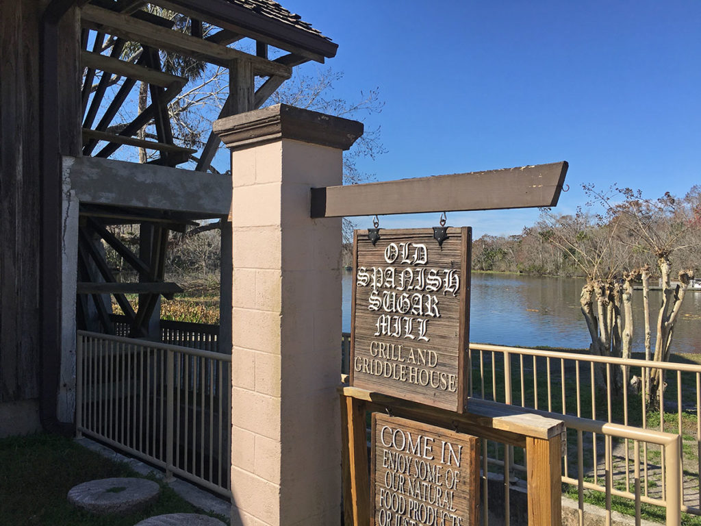 Old Spanish Sugar Mill in De Leon Spring State Park, Florida