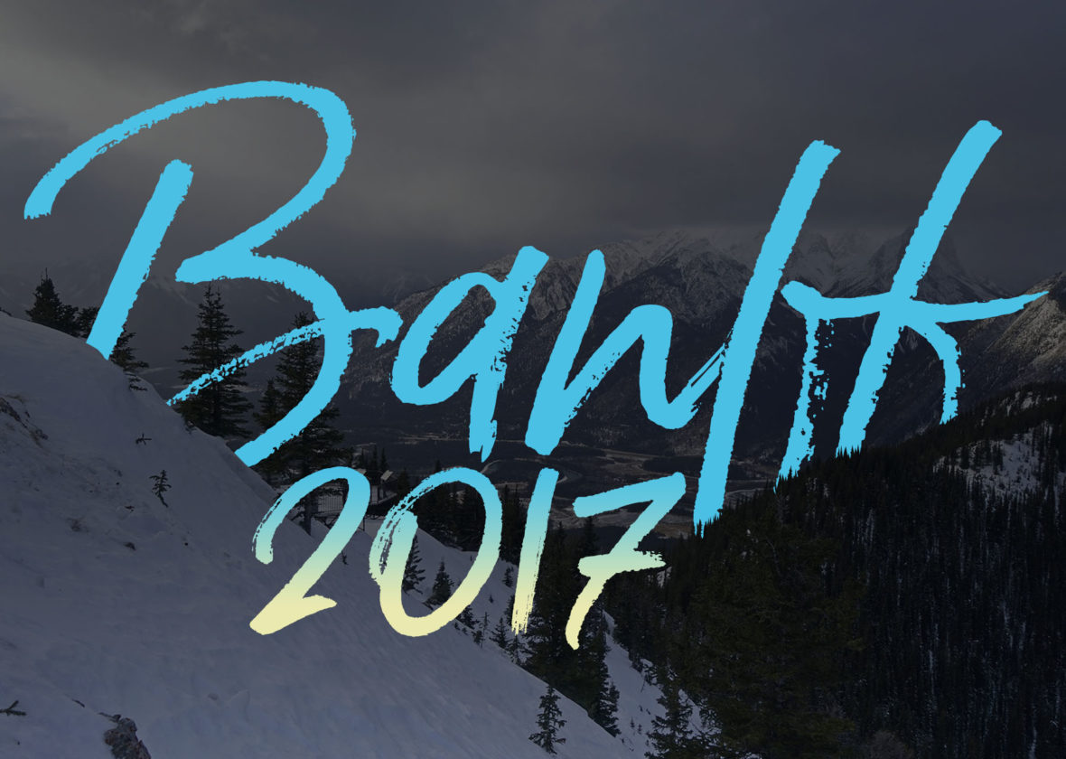 Banff, Alberta, Canada title graphic