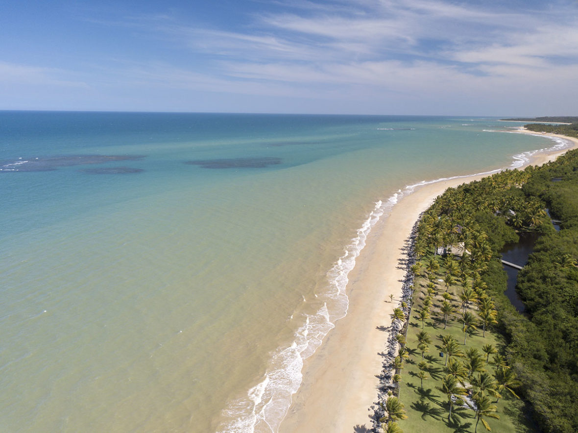 Drone Brazil Trancoso Beach excursion