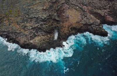 Drone photo of the Blowhole on the North Shore of Maui, Hawaii, on the Road to Hana in the Barefoot Buggy, Road to Hana, Maui, Hawaii, Beach, Beaches, Bay, Sunrise, Sunset, Hikes, Hiking, Hiking Hawaii, hang loose, smile, tourist attraction, ocean, nature, waves, video, footage, drone, drone video, DJI Mavic Pro, Mavic, Barefoot Buggy, GoPro, GoPro Video, GoPro Hero 6 Black, NY See You Later, New York See You Later, NYSeeYouLater, NYSeeYouLater.com, Subway Handle, NYC Subway Handle
